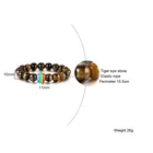 Rainbow Gay Pride Jewelry LGBT Equality Rainbow Flag Bracelet Handmade Tiger Eye Stone Bead Bracelet