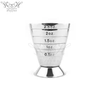 Cocktail 2.5oz 5Tbsp 75ml Stainless Steel Magic Cocktail Jigger Multi Level Measuring Shot Glass