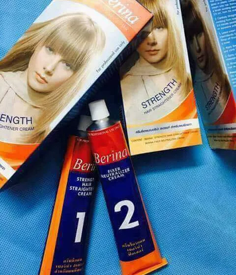 strength hair straightener cream