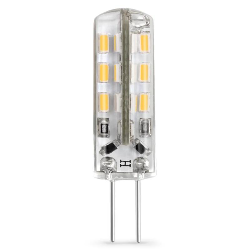 1pc G4 2W 24-SMD 3014 LED cool white Light Bulb DC 12V