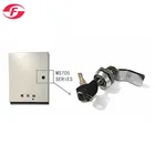 Electrical panel turn lock for metal cabinet door cam lock