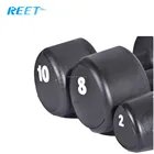 Commercial Gym Equipment Black Women Commercial Gym Equipment Rubber Dumbbell Set