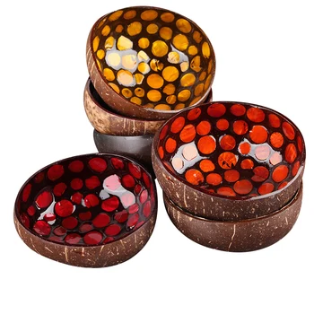 High quality Natural coconut shell bowl made in Vietnam with cheap price