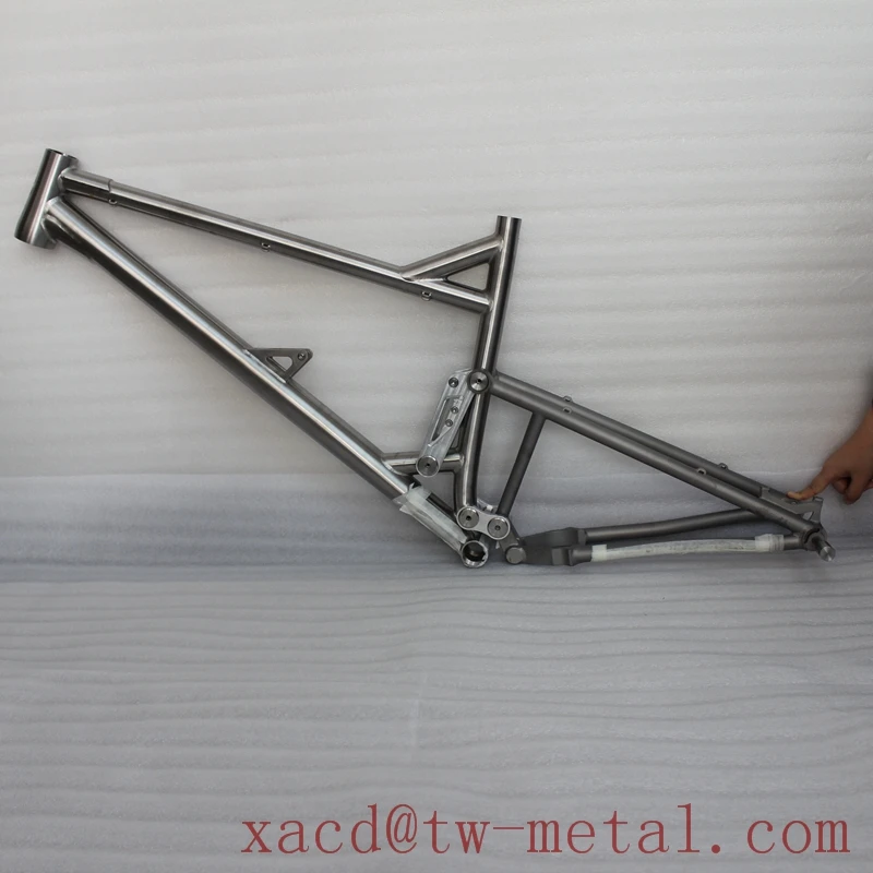 titanium full suspension mtb