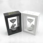 Sand Clock 3 Minutes Wooden Frame Hourglass Sand Clock For Tea Life