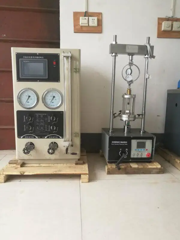 C Astm Strain Controlled Soil Triaxial Press Test Apparatus For