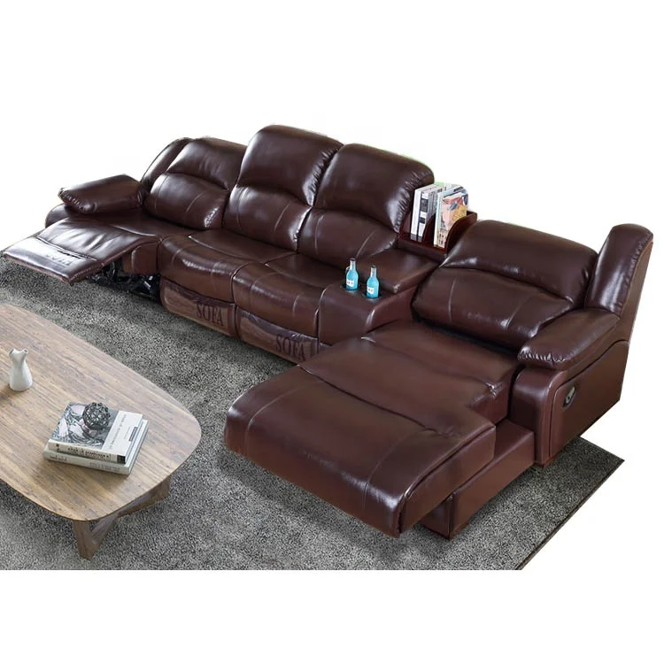 cinema style reclining sofa