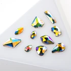 Nail Art Over 50 Shapes Flat Back Colorful Crystal Ab Horse Eye Teardrop Diamond Diy 3D Nail Art Rhinestone