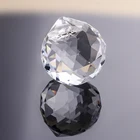Faceted 6CM Quartz Crystal Glass Faceted Ball Paperweight Natural Stones And Minerals Feng Shui Crystals Balls Figurine Kristal Product