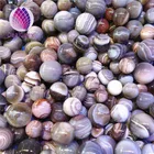 natural 12mm no hole round agate beads gemstone loose beads