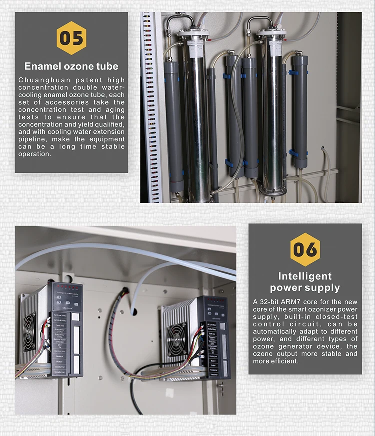 100g/h Ozone generator water treatment systems 7