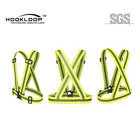 Vest Outdoor Adjustable Elastic Light Reflective Bike Cycling Safety Vest Band Running Reflective Belt