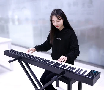 Newest digital piano 88 keys professional electronic piano lithium battery midi keyboard