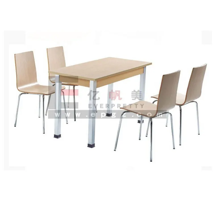 4 seater dining table for restaurant