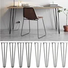 Legs Shaped Table Legs Cheap 12"/16"/28"/32"/40" V Shape Furniture Cabinet Desk Chair Steel Hairpin Table Legs