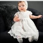 Dresses Girl Wedding Flower Dress Gown Baby Baptism Dresses Baby Baptism Dresses Wholesale Infant Girl Princess Wedding Party Flower Dress Newborn Gown White Lace Christening Dress