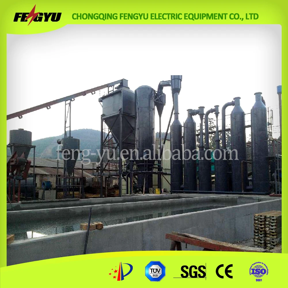 Energy Saving Biomass Gasification Syngas Power Plant For Sale W