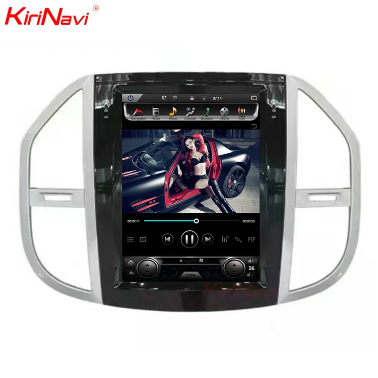 Kirinavi Verticale Screen Tesla Stijl 10 4 Android Auto Gps Radio Voor