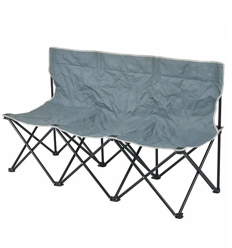 triple camping chair