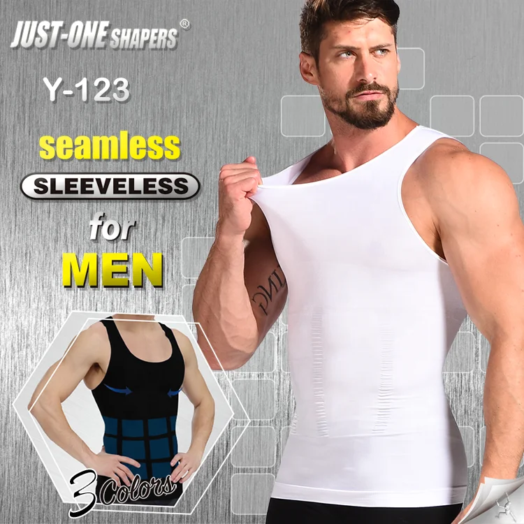 Mens Slimming Shirt Body Shaper Vest Compression Tank Tops Corset Shapewear HOT 