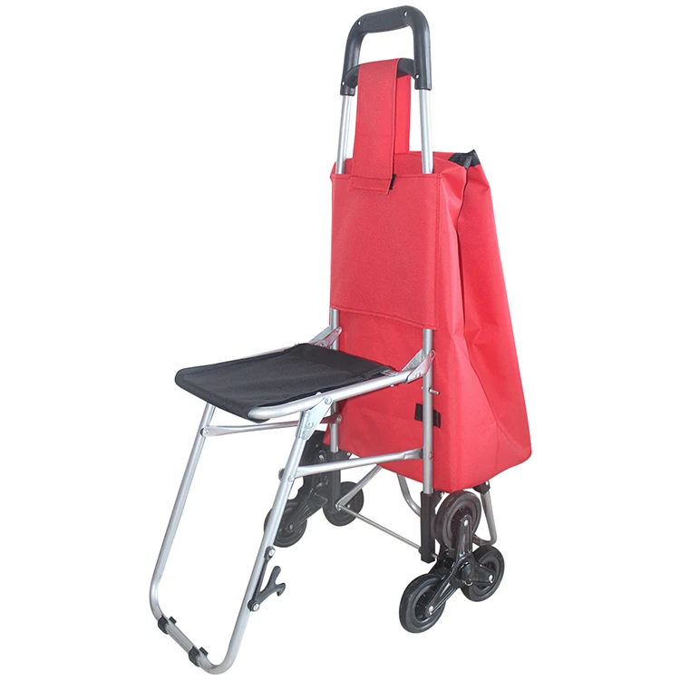 multipurpose trolley bag with foldable chair