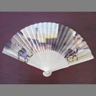 23cm Paper Fan Fan 23cm Paper Hand Fan 23cm Paper Hand Fan With Natural Bamboo Ribs