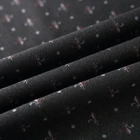 Tricot Fabric Fabric Tricot Fabric Price Black Printed Flower Tricot Fabric Custom Design Knitted Fabric For Wholesale