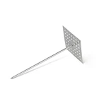 Anchor Nail Insulation Nails 2" Perforated Tape GI Steel Insulation Anchor Pins With Soft Annealed Wire Nail
