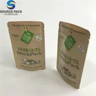 Paper Sachets Paper Sachet Tiny Snack Matt Brown Paper Food Packaging Sachets