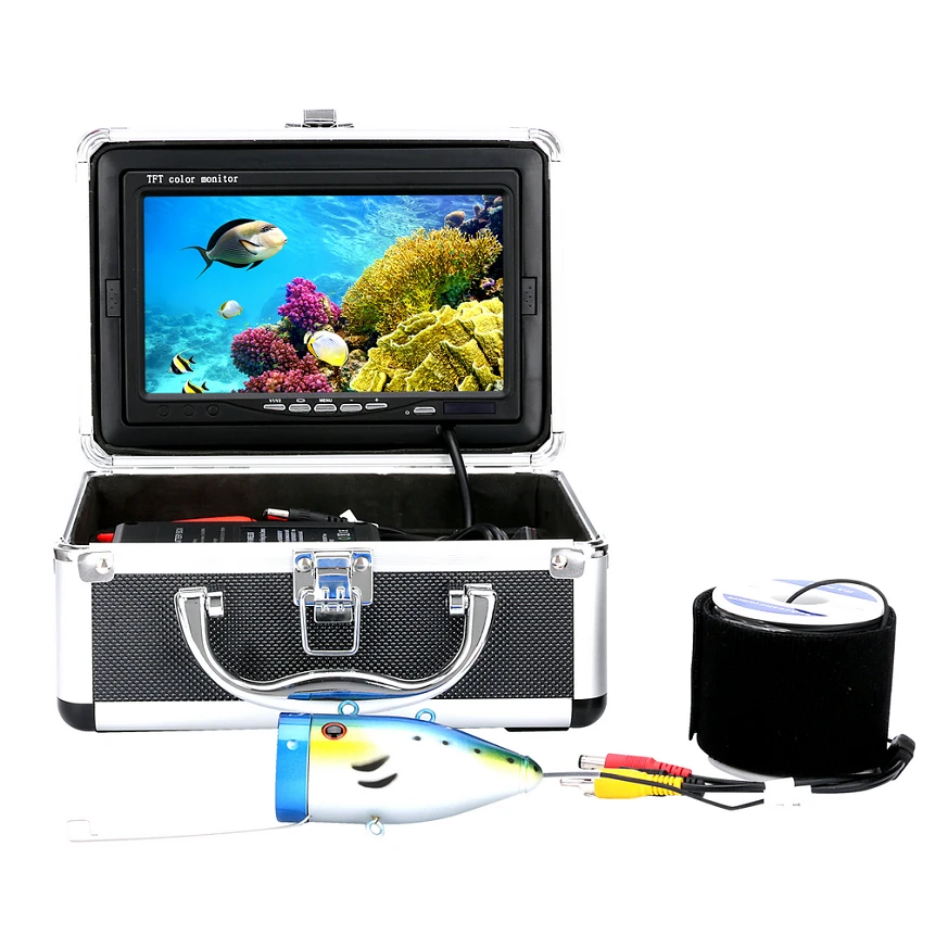 Mini Fischere Unterwasser Video Kamera System Mit 7" Color Monitor Und HD Kamera