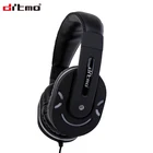 Stereo 3.5mm Wired DJ Headphones Computer Stereo Headset Over-Ear Headphone With Mic