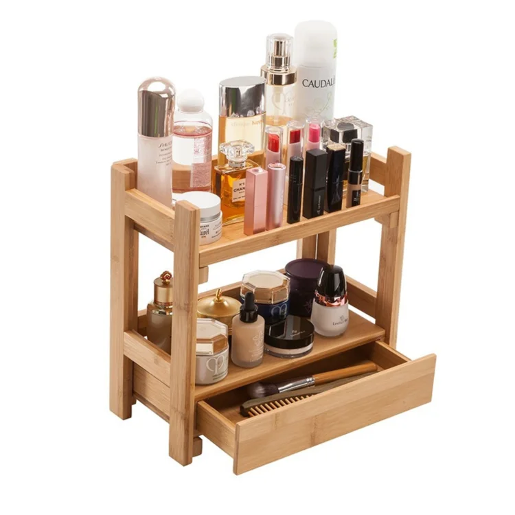 wood lipstick organizer