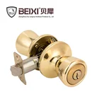 Door Lock Exterior Door Knob Lock Stainless Steel Keyed Knob Door Lock