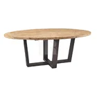 Coat Natural Oval Dining Table Oval Top Reclaimed Pine Clear Coat Natural Grain Dining Table