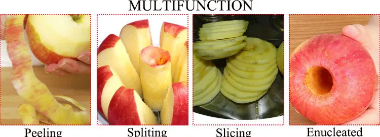 Electric Fruit Peeler Industrial Multi-function Fruit Apple Peeling Machine Coring Slicing Lemon Orange Avocado Peeling Machine factory