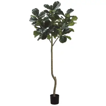 New design new artificial plants indoor artificial fiddle leaf fig tree ficus lyrata for amazon online hot selling