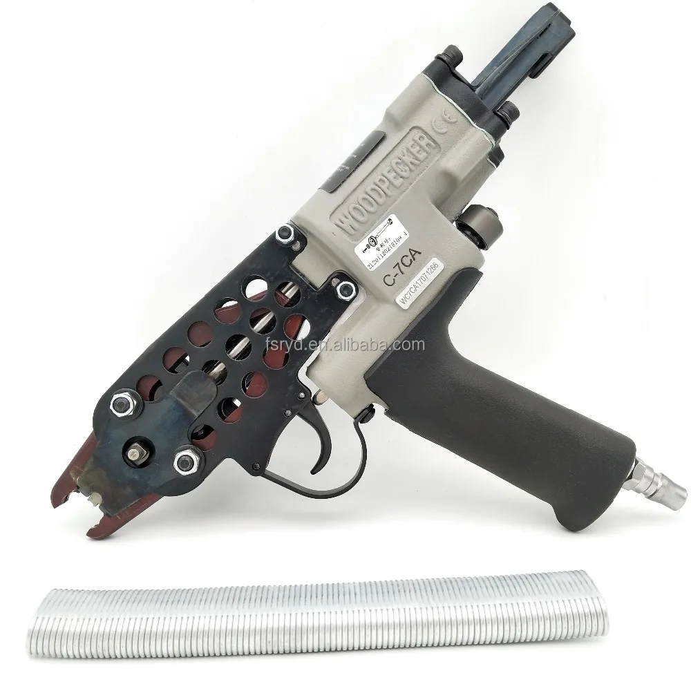 Pneumatic C-Ring Gun Air Nail Hog Plier Nailer Gun Tool Woodworking Accessories 