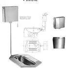Squatting Pan Factory Supply And High Quality Bathroom Stainless Steel Squat Toilet Pan