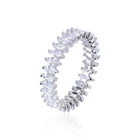 Ring Silver Silver 1 Line CZ New Style Shinning Ring 925 Sterling Silver Ring