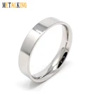 Titanium Ring Band Titaniumtitanium 4mm Titanium Ring Cores Metal Accessories For DIY Wedding Band Ring