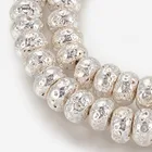 Gemstone Beads Pandahall Long Lasting Plated Natural Rondelle Lava Gemstone Beads