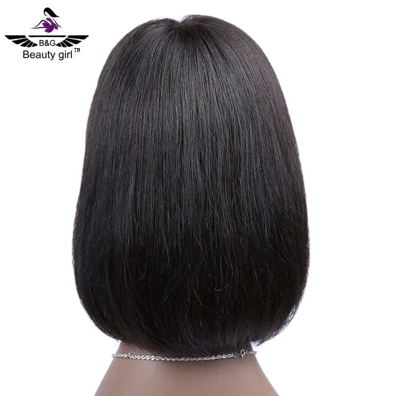 Beauty Girl Wholesale 8inch Short Hair Styles Crochet Braids With Bang Cut  Blonde Lace Front Wig Human Hair Bob Wigs - Buy Human Hair Bob Wigs,Blonde  Bob Lace Front Wig,Bob Cut Wigs