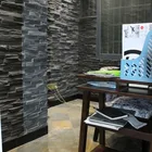 Slate Black Slate Price Factory Direct Sale Handmade Random Shape 60*15*2cm Black Decorative Slate Siding Slate Wall Roof Tile