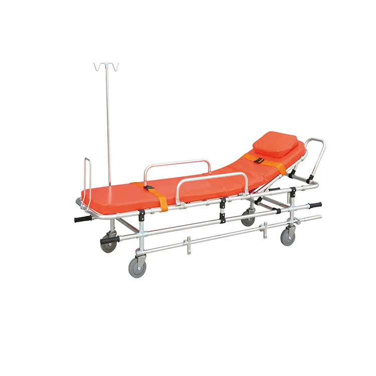 HIgh Quality Hospital Use Medical Equipment Aluminum Alloy Emergency Rrolley Stretcher