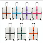 Belt Luggage Belt Luggage Belt Custom Made Print Logo Polyester Travel Bag Suitcase Belt Luggage Strap Belt With Lock