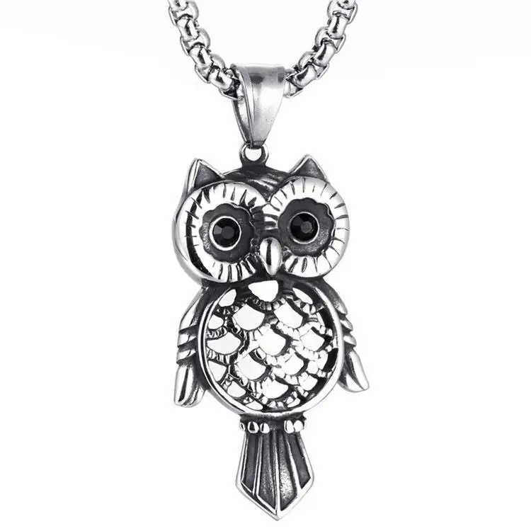 Necklace Owl Shaped Pendant Necklace 