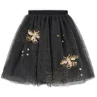 Skirt 2021 Wholesale Custom Brand Glitter Decoration Tulle 3 Layers Girl Tutu Skirt