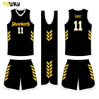 Uniforms Basketball Uniforms Jersey Short Sleeve Designer Basketball Jersey Uniforms Black