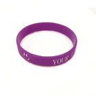Bracelet Cheap Custom Logo Silicone Bracelet Debossed Embossed Rubber Silicone Wristband