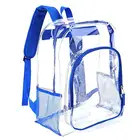 Mesh School School Bag Waterproof High Quality Cheap Stylish Waterproof Pvc Transparent Boy Mesh School Bags